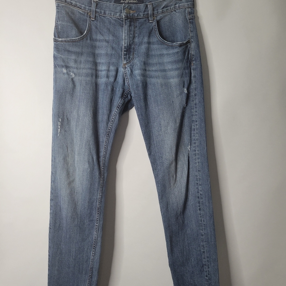 Driftwood Denim Zack Distressed Jeans Size 34